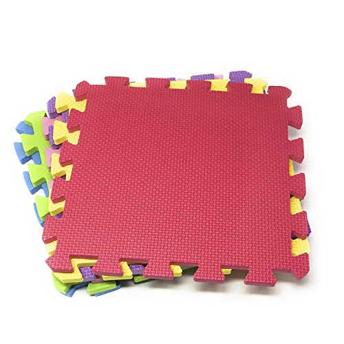 Alfombra de Puzzle Goma eva 6 Piezas de Colores
