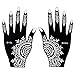 STENCILS TATTOO Mehndi TemplateTattoo Henna Designs s112 2 Sheets for Left and Right Hand - September Sale!