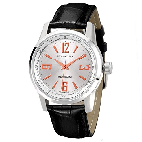 Leisure Automatic Mechanical Genuine Leather Waterproof Watch with Rome Digital Business for Various Occasions D819.437