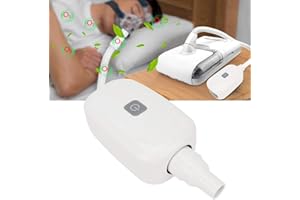 QINLORGO CPAP-Reiniger und Sterilisator, professioneller CPAP-Reiniger Sterilisator Atemschutzgerät Ozondesinfektor Desinfektionswerkzeug mit Adapter(Weiß)