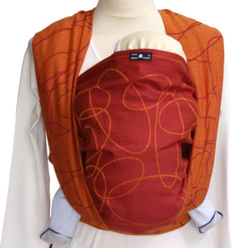 Didymos Ellipses Rubin-Mandarine Baby Wrap Sling (Size 4)