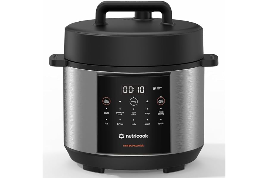 Nutricook Smart Pot Electric Pressure Cooker, 4L