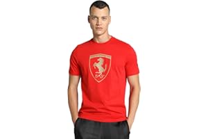 PUMA Unisex Ferrari Race Tonal Big Shield Tee t-Shirt