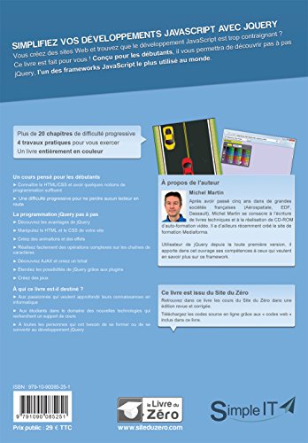 Book's Cover of Simplifiez vos développements JavaScript avec jQuery: Toute la puissance de jQuery à votre portée.
