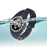 Hootracker Smartwatch Uhr Intelligente Armbanduh IP67 Wasserdicht Fitness Tracker Armband Sport Uhr mit/Schrittzähler/Schlaftracker/Kompatibel mit Android Smartphone（Black）
