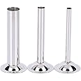Ruspela Sausage Stuffer Tubes 3pcs Stainless Steel Filling Tube for Size 8 Manual or Electric Meat Grinder