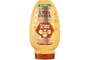 Garnier Ultra Doux - Après-Shampoing Reconstituant - Enrichi en Acacia, Lavande & Manuka - Pour Cheveux Fragiles & Cassants - Trésors de Miel - 250 ml