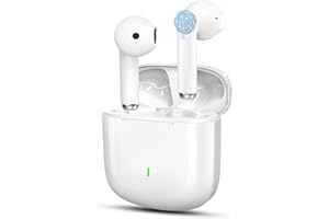 UWRYRM Cuffie Bluetooth,Auricolari Bluetooth 5.4 Wireless,48 Ore Cuffie Wireless In Ear Stereo HiFi con ENC Cancellazione Rumore,Cuffiette Senza Fili Touch Control IPX8 Impermeabile per IOS Android Galaxy