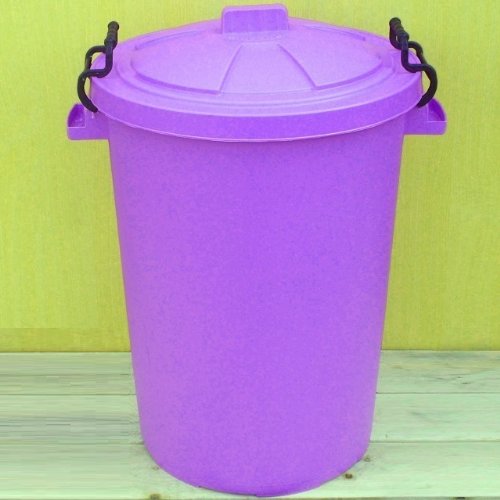 Lilac 50 Litre Bin/Storage For Homes Gardens Animal Feed (Make In The UK)
