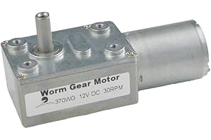 CHANCS CHACNS DC Worm Gear Motor 370WG 12V DC 30RPM With Metal Gear Reducto For Automation Equipment