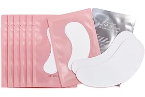 Lunamoon Cerotti per Estensioni Ciglia Eyelash Pads Occhio Patch Extension Ciglia Pads Occhi da Ciglia Finte Eye Gel Patches for Eyelash Extension 50 Paio (Ultra Thin)
