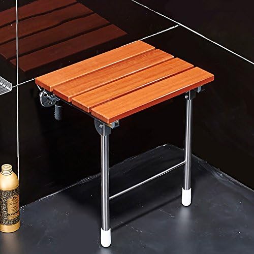YSLYD Shower Stool Wall Mounted Folding Safety Shower Seat Stool Disabled Elderly Pregnant Women Bath Chair Change Shoe Stool shower stool