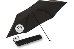 Doppler Parapluie de poche Zero 99 Flat I Parapluie ultra léger I Petit parapluie I Mini parapluie I Facile à ouvrir I Plat & compact