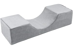 Jbsceen Lash Kissen Nacken Wimper U-Form Ergonomische Curve Verlängerung Unterstützung Soft-Memory-Foam-Grau für Erwachsen Home Nackenschmerzen Souvenirs