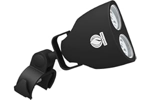 Cave Tools Barbecue Grill Light - Luxurious Gift Box - Upgraded Handle Mount Fits Round & Square Bars on Any BBQ Pit - 10 LED for Grilling at Night - Best Lighting Accessories
