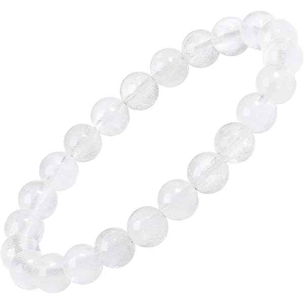 Bracelet En Pierre Naturelle Onyx Brut Élastique Perles 8mm (T16/8