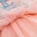 YOMIYOKA Baby Girls 6 Months - 3 Years Flower Wedding Princess Bowknot Party Dress (3 Years, Pink)