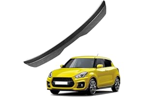 KizmiQ Becquets arrière,ArrièRe Becquet Toit ABS Voiture Lame De Aileron pour Suzuki Swift 6 Sport 201802019 2020 2021 2022 2023 2024 Tuning hayon Aile Accessoire,B/Carbon Fiber
