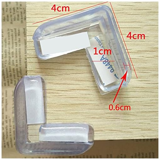 Zibuyu 4pcs Kids Baby Safety Transparent Protector Cover Table Corner Guards - Image 7