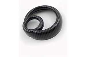 KIZQYN per Mercedes per Smart 453 Fortwo Forfour Car Styling Cruscotto Contagiri Decorazione Sticker Accessori Auto Accessori (Color : Carbon Fiber)