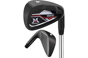 MAZEL Golf Forged Iron Set 9 Pieces, Premium Iron Club 3,4,5,6,7,8,9, P, S for Men Right-Handed, CNC Milled Face Stainless Steel Shaft