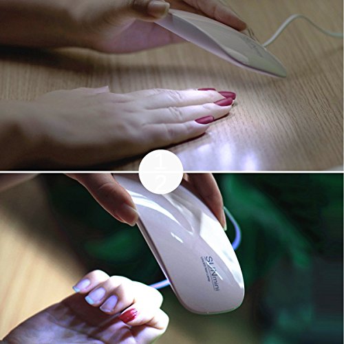 Neverland SUN Mini 6W UV Lampe Mini UV Lampe Nagellampe Polnisch Trockner Maschine für Nagel Gel Maniküre Set - 6