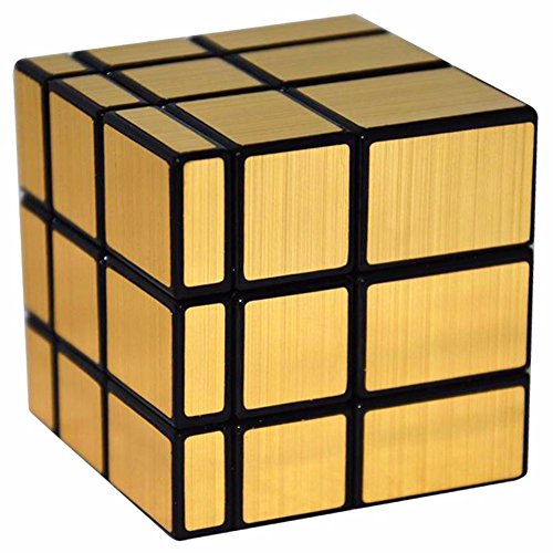 Specchio di forma speciale 3x3x3 Speed Cube, LSMY Giocattolo nero Oro