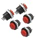 Produktbild Hrph 5ST Schalter Momentary SPST ON / OFF Red Cap Drucktastenschalter AC 6A / 125V 3A / 250V