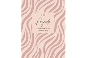 AGENDA NON DATATA GIORNALIERA: 365 pagine | ORGANIZER CON ORARIO | TO DO LIST | Animalier