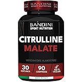 Bandini® CITRULLINE MALATE 90 Compresse 3000 mg per Dose Giornaliera - Dosaggio Extra-Elevato (Copertura 1 mese) - L-Citrulli