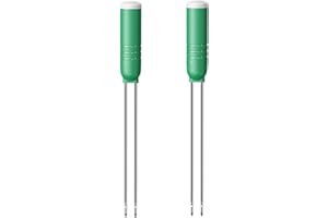 VINGNUT Medidor de humedad de suelo, medidor de agua para plantas, medidor de humedad para plantas en macetas, sensor de humedad interior para jardín, césped (2 sensores sin batería)