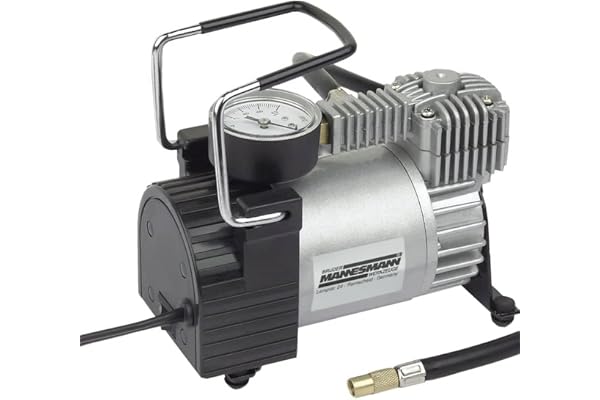 Mannesmann 01790 Mini aluminiumkompressor 12 V aluminium