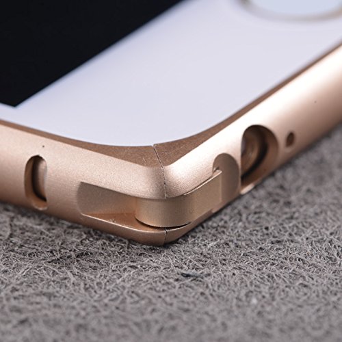 Original Binli Aluminium iPhone 6 / 6s Bumper Schutzhülle Hülle Hard Cover Back Case Tasche – von OKCS in Spacegray Grau - 6
