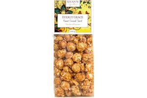 Everly Grace Popcorn – Peanut Caramel Swirl, 100 g – Sacchetti di popcorn al burro di arachidi e caramello dalla nostra manifattura di Augusta, Germania