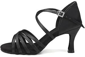 HIPPOSEUS Buty do tańca latynoskiego dla kobiet Profesjonalne buty do tańca Salsa Party & Bachata Praktyczne Wydajność Buty, Model 1219