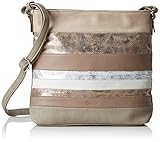 Material: Pu Gabor Damen Blanca Umhängetasche, Grau (Taupe) 25.5x25x5 cm