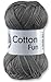 Produktbild Gründl Cotton Fun Wolle Set 6x 50 Gramm Grau 25 aus 100 % Baumwolle
