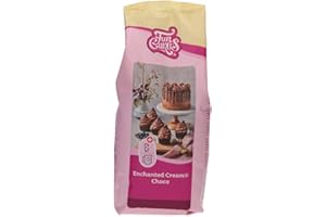 ‎FUNCAKES FunCakes Mix für Enchanted Cream® Choco: Einfach zu verwendende, sehr leichte und flauschige Schokoladencreme, perfekt zum Füllen und Abdecken von Kuchen oder als Belag für Cupcakes. 900 g.