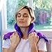 Produktbild My Heating Pad Hals Und Schulter Wickeln Sie Wiederverwendbare Wärme Therapie Bio Eukalyptus Ätherisches Öl Natürlichen Stressabbau (Lila)