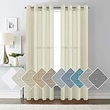 cortinas translucidas baratas Tamaño: cortinas moderno con 8 ollas en medida 145x260 cm listo para colocar con barra de cortina(no incluir la barra)
