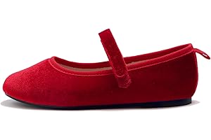 Feversole Girls Cute Dress Mary Jane Shoes Soft Party Holiday Ballet Flats