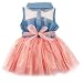 YOMIYOKA Baby Girls 6 Months - 3 Years Flower Wedding Princess Bowknot Party Dress (3 Years, Pink)