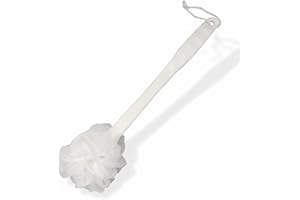 AZEEZ Long Handled Bath Brush Exfoliating Body Scrub Brush Loofah Back Scrubber Dry Skin Exfoliating Shower Brush for Men Women Bathroom Supplies (Pack of 1)