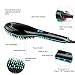 CoastaCloud Hair Straightening Brush Paddle Heating Detangling Comb Digital Anti Static Ceramic Straight Hair Styler