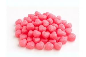 PIONEER Verpackungschips Rosa Herzform Bio 20-400L | aus Maisstärke | 100% biologisch abbaubar und kompostierbar Füllchips Polsterchips Polstermaterial Füllmaterial (50)