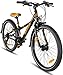 Produktbild Prometheus Kinderfahrrad 24 Zoll Jungen Mädchen Alu Fahrrad Schwarz Matt Orange ab 8 Jahre mit 21-Gang Gangschaltung - 24zoll BMX Modell 2019