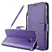 Produktbild Samsung Galaxy A7 2017 Hülle, Fraelc® Galaxy A7 (2017) Schutzhülle Flip Case mit Kartenfach und Standfunktion Schmetterling Muster Ledertasche für Samsung Galaxy A7 (2017) SM-A720F/DS (5,7 Zoll), Lila