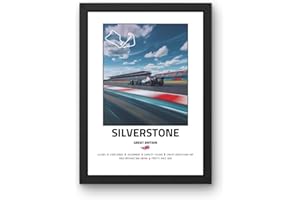 Lap Legends Silverstone F1 Track Framed Display Gift
