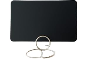 STUDIOCEN Preisschilder Kreidetafel 55x90 mm - 50 Stück - Schilder zum Beschriften - Wiederverwendbare Preisschilder Etiketten für Shop, Buffet & Gastronomie