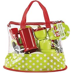 Jouets Ecoiffier - 2640 - Sac dînette garni 100 % Chef - 35 pièces - Dès 3ans - Fabriqué en France